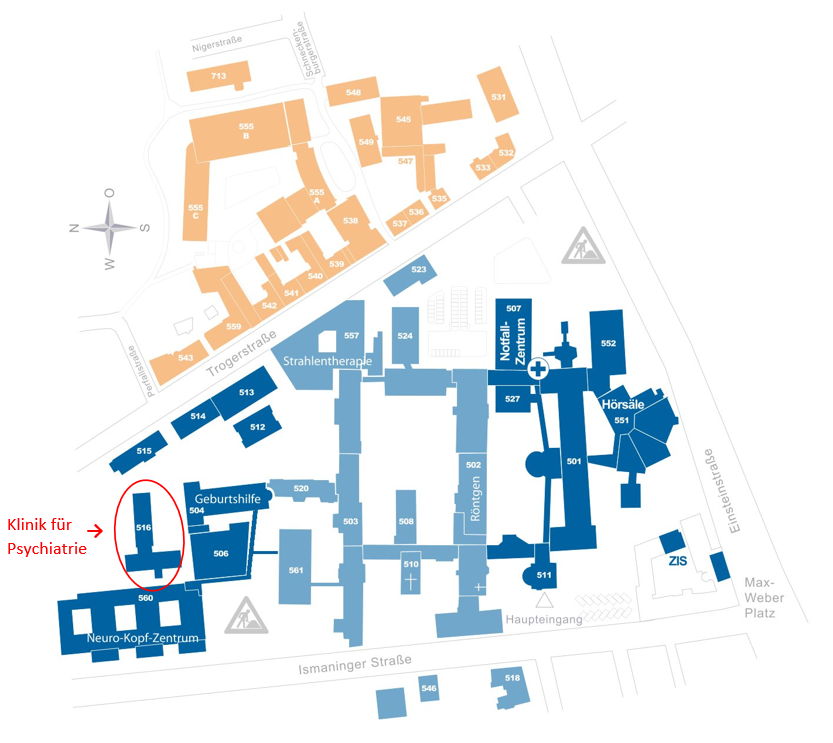 Lageplan Psychiatrie Lageplan Psychiatrie